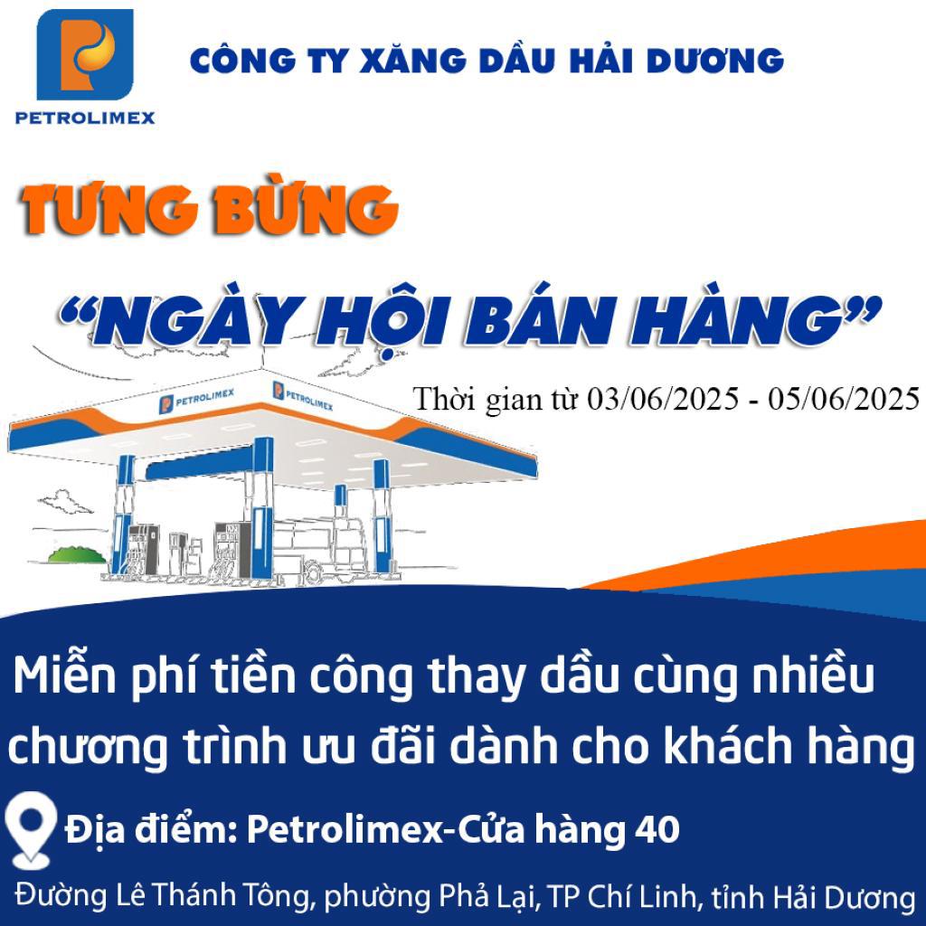 Petrolimex Hải Dương với chương trình ngày hội bán hàng