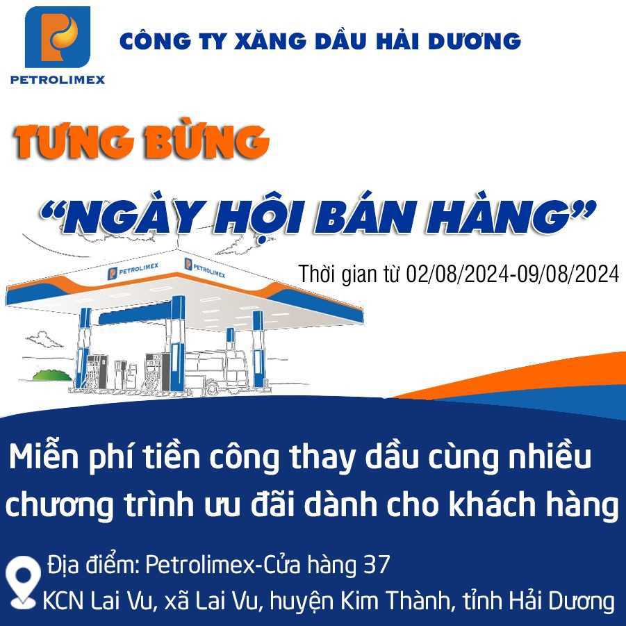 Petrolimex Hải Dương với chương trình ngày hội bán hàng