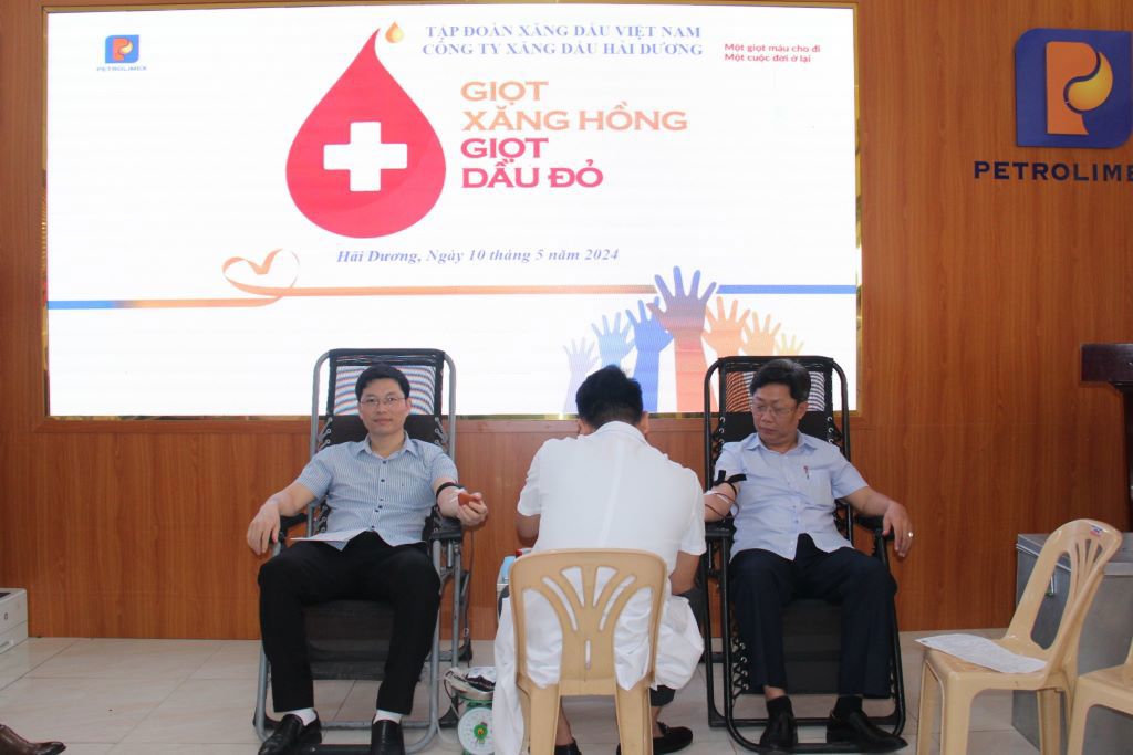 Petrolimex Hải Dương với Chương trình hiến máu nhân đạo "Giọt Xăng hồng - Giọt Dầu đỏ"