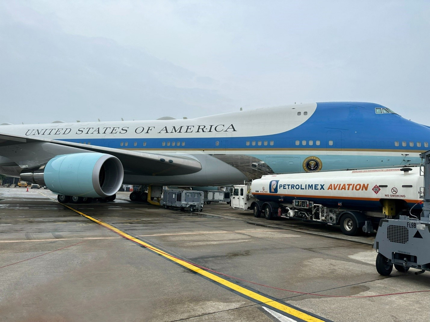 Petrolimex Aviation cung cấp nhiên liệu cho chuyên cơ của Tổng thống Mỹ Joe Biden