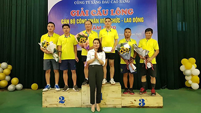 Giải cầu lông công nhân viên lao động năm 2020