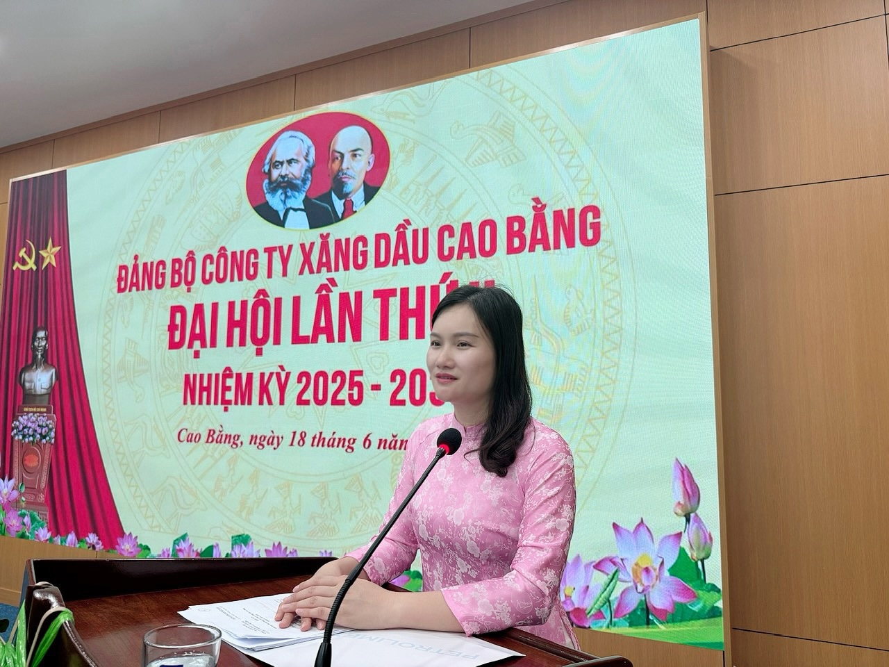 Đảng bộ Công ty Xăng dầu Cao Bằng tổ chức thành công Đại hội Đảng bộ Công ty nhiệm kỳ 2025-2030