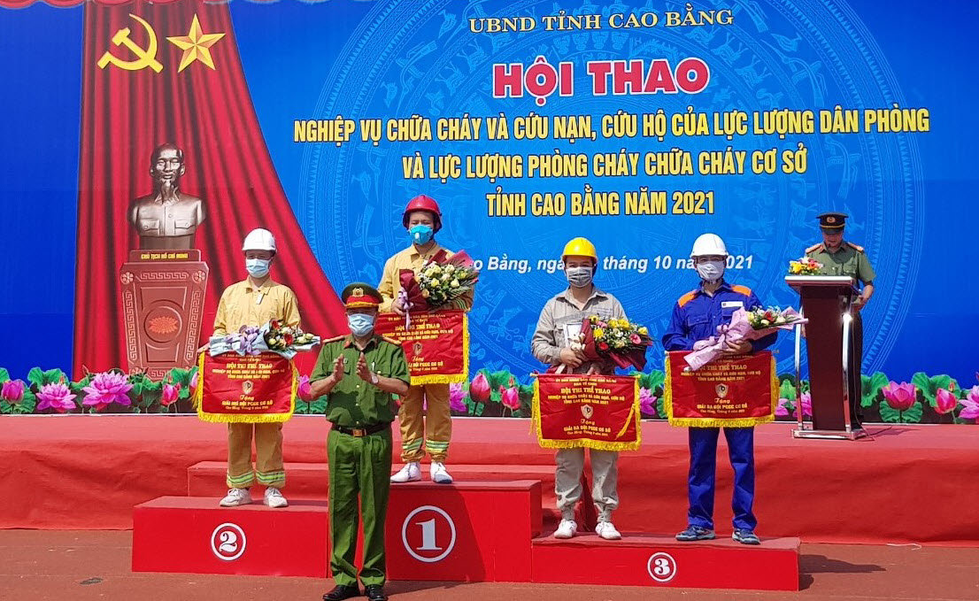Petrolimex Cao Bằng đạt giải 3 hội thao PCCC & CNCH tỉnh Cao Bằng