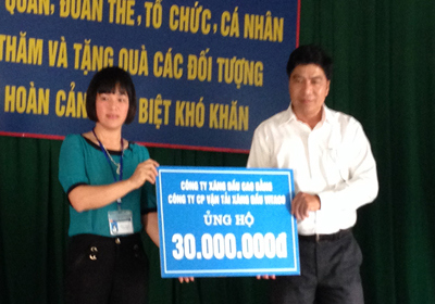 Trên 33 triệu đồng đến với các cháu mồ côi