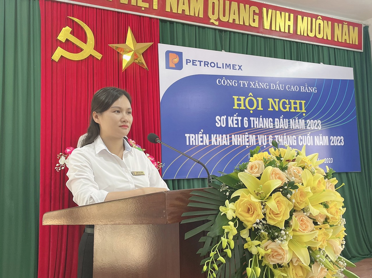PLX Cao Bằng sơ kết 6TĐN 2023