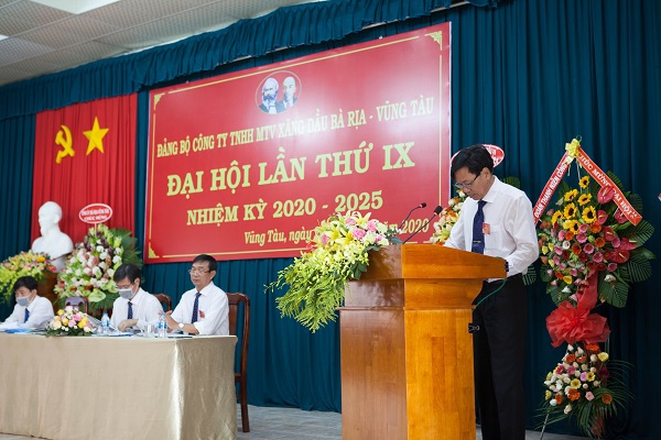 Petrolimex Bà Rịa- Vũng Tàu đại hội đảng bộ lần thứ IX, nhiệm kỳ 2020-2025