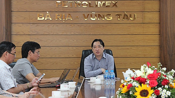 Phó Tổng giám đốc Petrolimex Nguyễn Văn Sự thăm và làm việc tại Petrolimex Bà rịa- Vũng Tàu