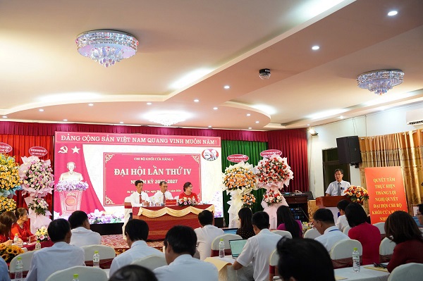 Chi bộ Khối Cửa hàng 1- Đảng ủy Petrolimex Bà Rịa- Vũng Tàu, tổ chức thành công Đại hội Chi bộ, nhiệm kỳ 2025 - 2027