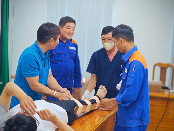 Petrolimex Bà Rịa - Vũng Tàu: Huấn luyện an toàn vệ sinh lao động năm 2025