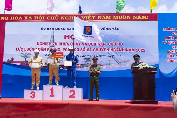 Petrolimex Bà Rịa- Vũng Tàu đạt giải cao trong Hội thi nghiệp vụ PCCC & CNCH toàn Tỉnh năm 2022
