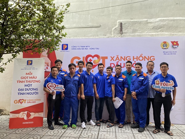 Petrolimex Bà Rịa-Vũng Tàu hưởng ứng phong trào “ Giọt Xăng Hồng – Giọt Dầu Đỏ năm 2023"