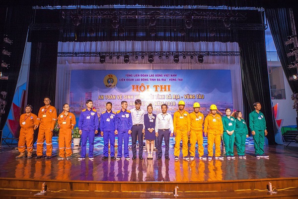 Petrolimex Bà Rịa- Vũng Tàu đạt giải nhì Hội thi an toàn vệ sinh viên giỏi năm 2018 của tỉnh