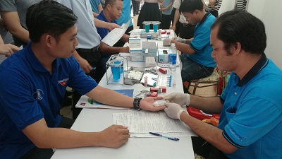 Thanh niên Petrolimex Bà Rịa- Vũng Tàu tưng bừng "Ngày hội hiến máu"
