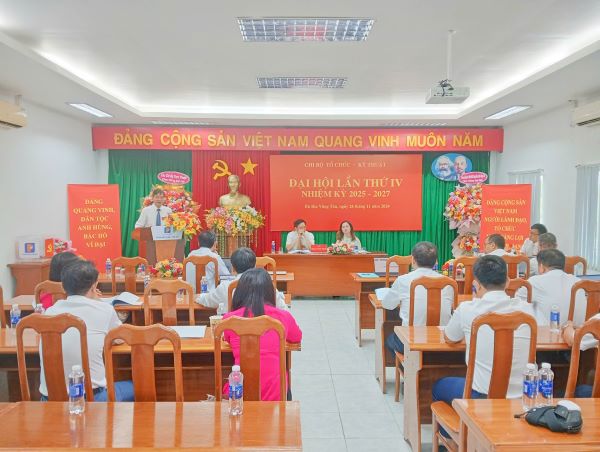 Đại hội Chi bộ Tổ chức - Kỹ thuật, nhiệm kỳ 2025 – 2027 thành công tốt đẹp