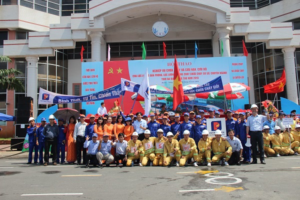 Petrolimex Bà Rịa- Vũng Tàu đạt giải Ba tại Hội thi Nghiệp vụ chữa cháy và CNCH toàn Tỉnh năm 2019