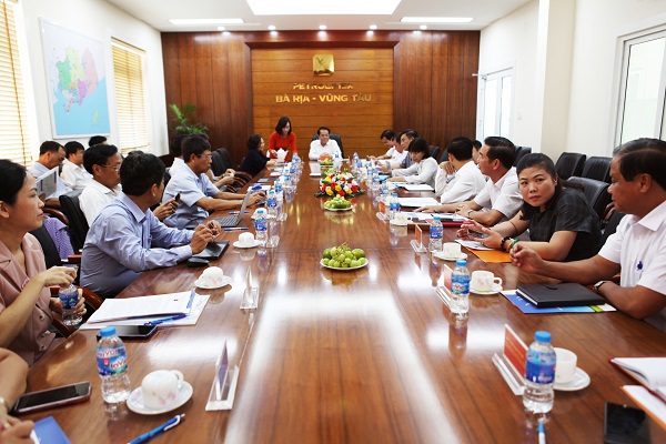 Đoàn Kiểm tra Ban Chỉ đạo Trung ương thực hiện Quy chế Dân chủ ở cơ sở làm việc với Petrolimex Bà Rịa- Vũng Tàu