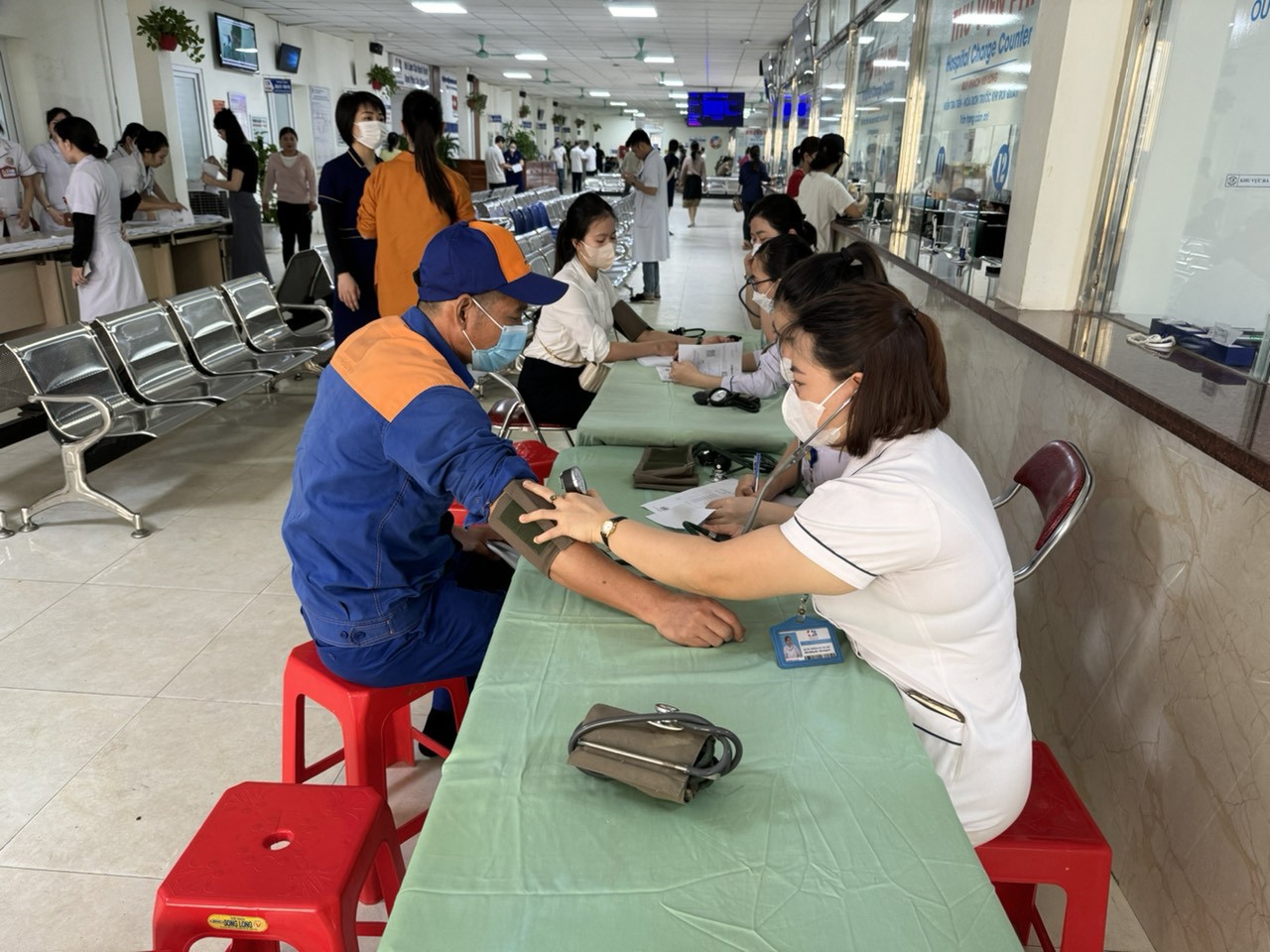 Tổ chức khám sức khỏe định kỳ cho CBCNV-NLĐ đợt 1 năm 2024