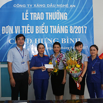 CHXD Hưng Bình đơn vị dẫn đầu tháng 8/2017 trong công tác kinh doanh