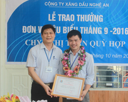 CHXD Thị trấn Quỳ Hợp lần thứ 2 đạt đơn vị tiêu biểu của tháng
