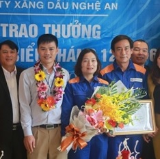 CHXD Thị trấn Quỳ Hợp xuất sắc đạt đơn vị tiêu biểu tháng lần thứ 3 trong năm 2016