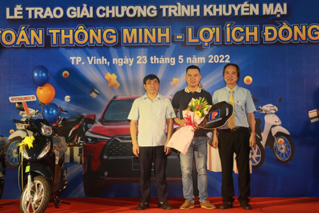 Lễ trao thưởng Chương trình khuyến mại “Thanh toán thông minh - Lợi ích đồng hành”