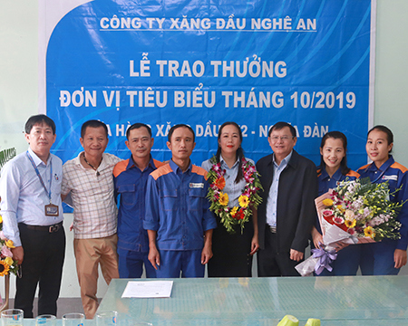 Cửa hàng 172 đạt đơn vị tiêu biểu tháng 10.2019