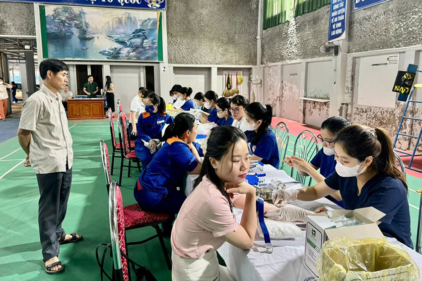 “Công ty Xăng dầu Nghệ An chăm lo sức khỏe người lao động -Tổ chức khám định kỳ đợt 1 năm 2025”