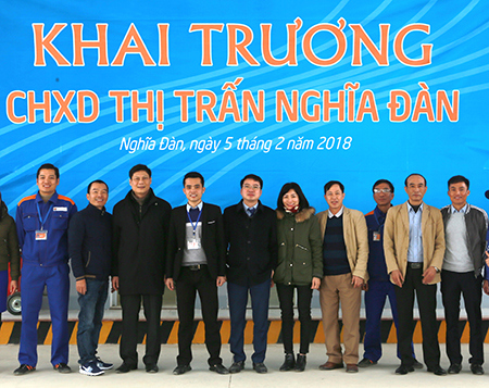 Khai trương CHXD Thị trấn Nghĩa Đàn phục vụ tết Mậu Tuất