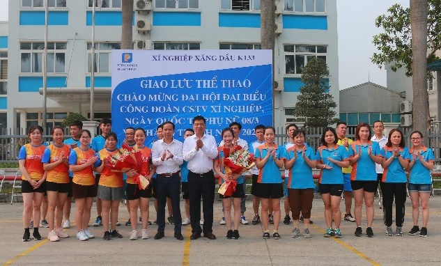 Hoạt động giao lưu thể thao chào mừng Đại hội đại biểu CĐCSTV XNK133, ngày quốc tế phụ nữ 08/3, tháng thanh niên 2023