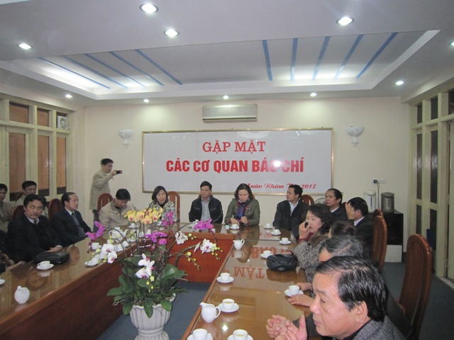 Gặp mặt cơ quan Báo chí