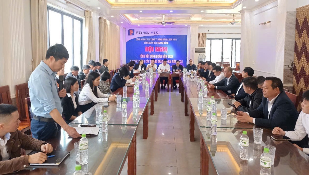 Hội nghị Triển khai công tác thi đua năm 2025, phấn đấu hoàn thành kế hoạch các chỉ tiêu của Công ty tại các Công đoàn Bộ phận trực thuộc