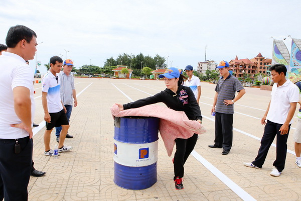 Quyết tâm lập thành tích tại Hội thao nghiệp vụ PCCC năm 2015