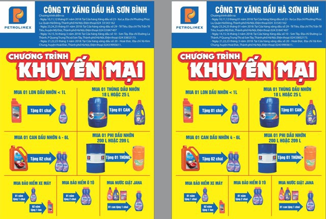 Petrolimex Hà Sơn Bình mở hội bán hàng tại 6 CHXD trong Quý IV/2018