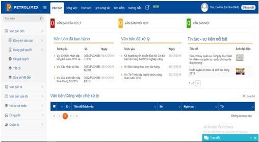 Các câu hỏi thường gặp khi sử dụng Eoffice Petrolimex