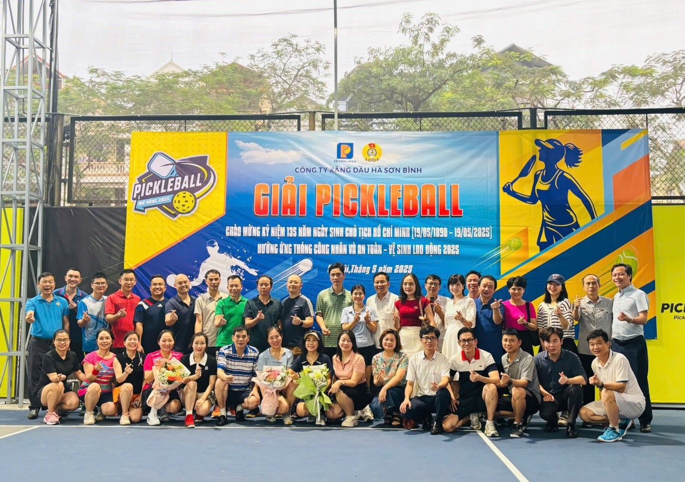 Công ty Xăng dầu Hà Sơn Bình tổ chức thành công Giải Pickleball năm 2025
