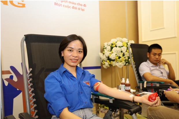 Đoàn viên công đoàn, thanh niên Petrolimex Hà Sơn Bình “Hiến máu tình nguyện” vì cộng đồng