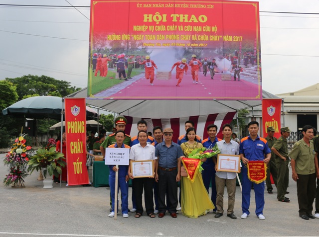 XNXD K133 tham gia hội thao nghiệp vụ PCCC&CNCH 2017