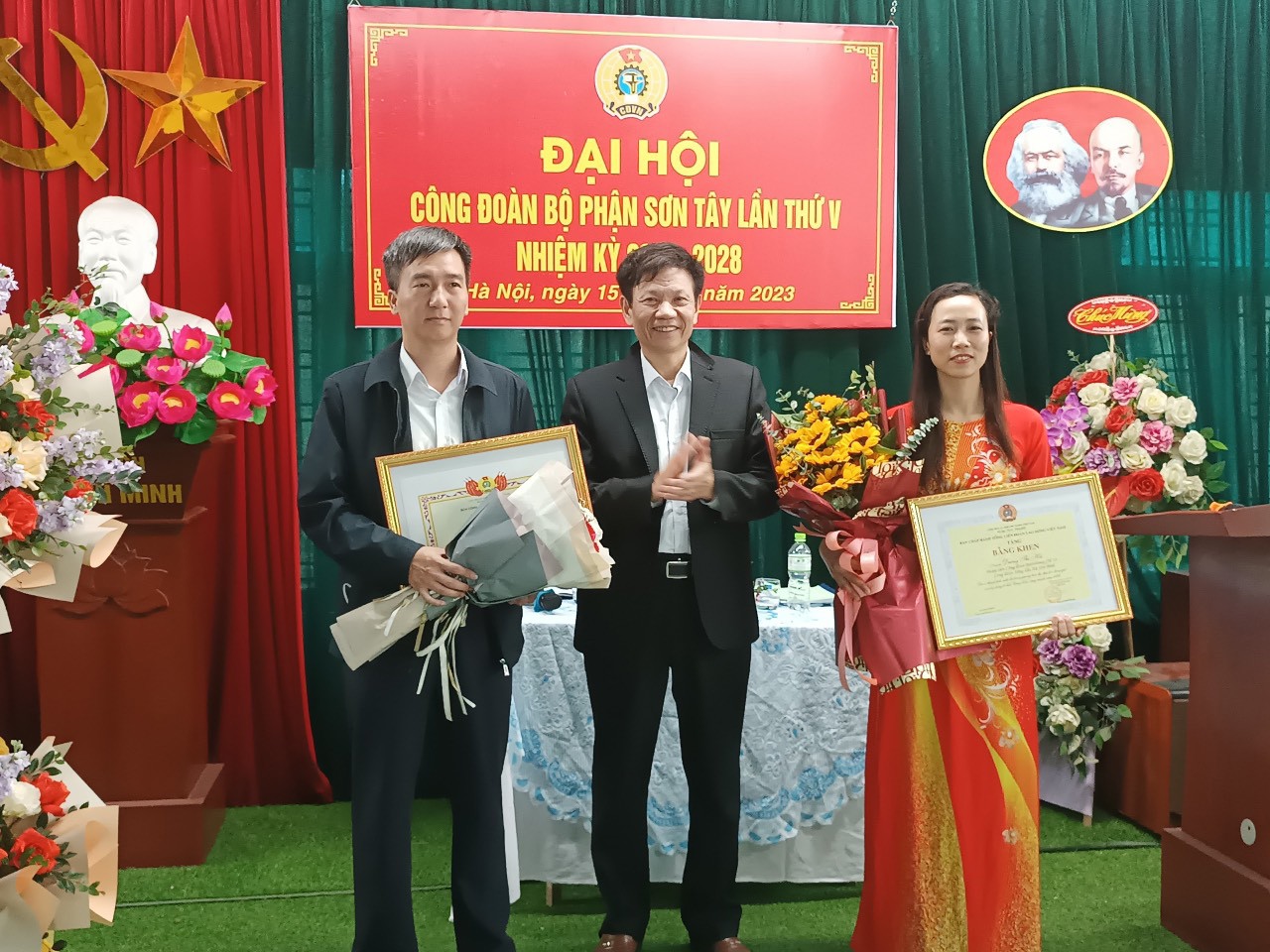 Công đoàn bộ phận Sơn Tây tổ chức thành công đại hội nhiệm kỳ 2023 - 2028