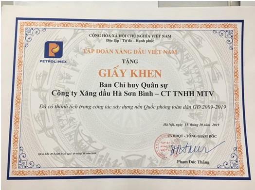 Ban chỉ huy quân sự Công ty thực hiện tốt nhiệm vụ quân sự, quốc phòng của địa phương
