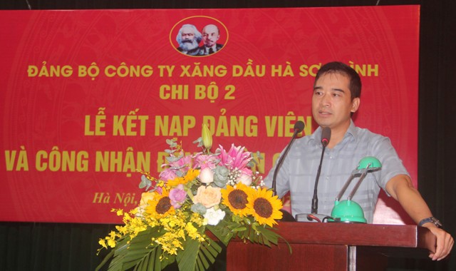 Lễ kết nạp Đảng viên mới & công nhận Đảng viên Chính thức