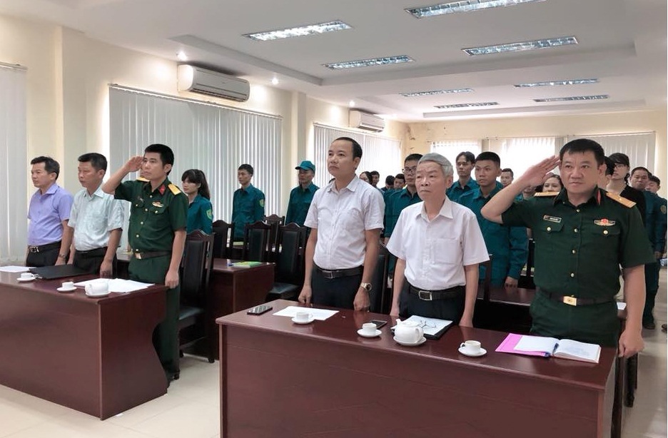 CNXD Sơn La huấn luyện lực lượng tự vệ năm 2018