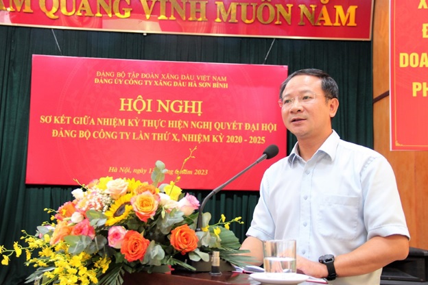 Hội nghị sơ kết giữa nhiệm kỳ thực hiện Nghị quyết Đại hội Đảng bộ Công ty lần thứ X, nhiệm kỳ 2020 – 2025