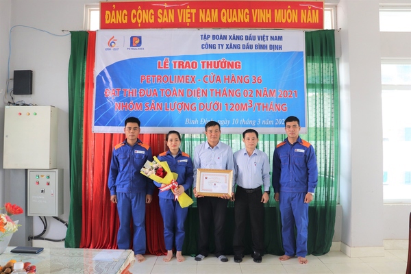 Vinh danh 4 CHXD thi đua xuất sắc tháng 02/2021