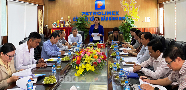 Giám sát việc thực hiện chính sách, pháp luật về phát triển năng lượng tại Công ty Xăng dầu Bình Định