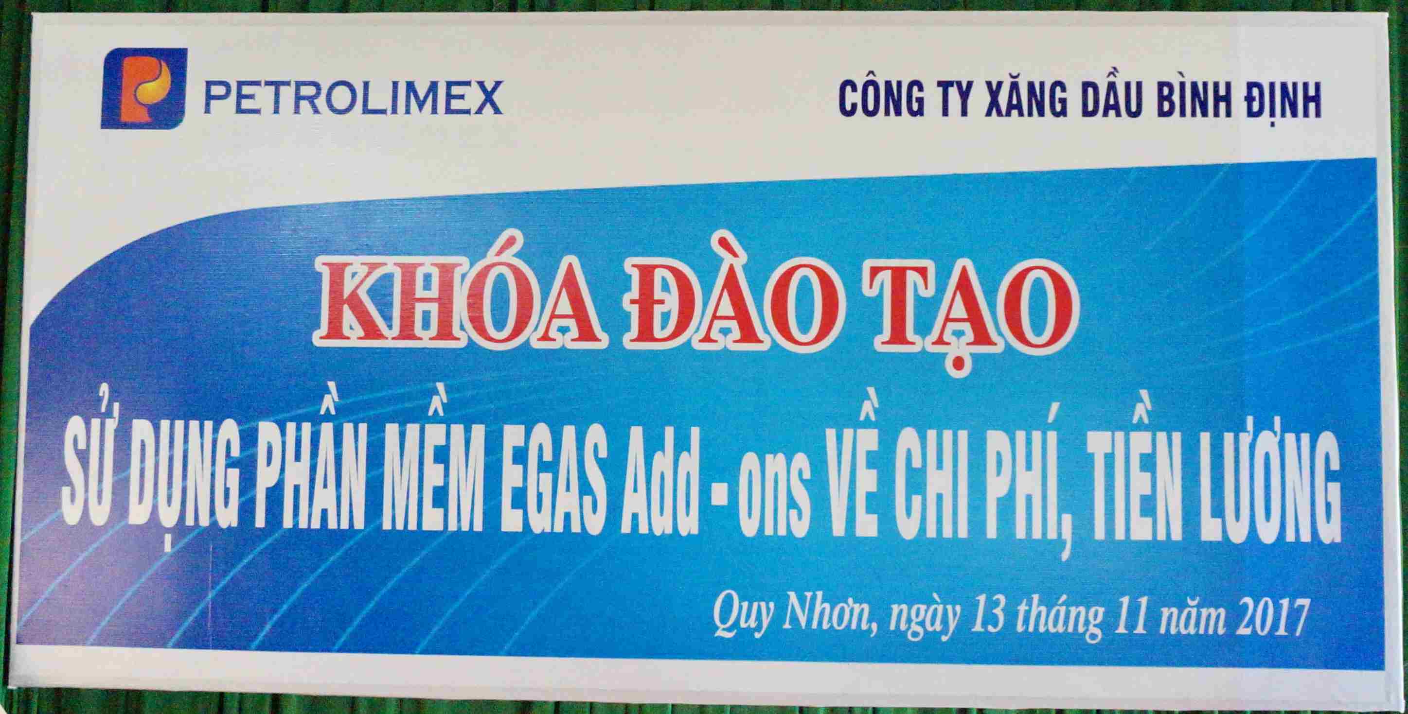 Đào tạo phân hệ quản trị chi phí, tiền lương trên EGAS