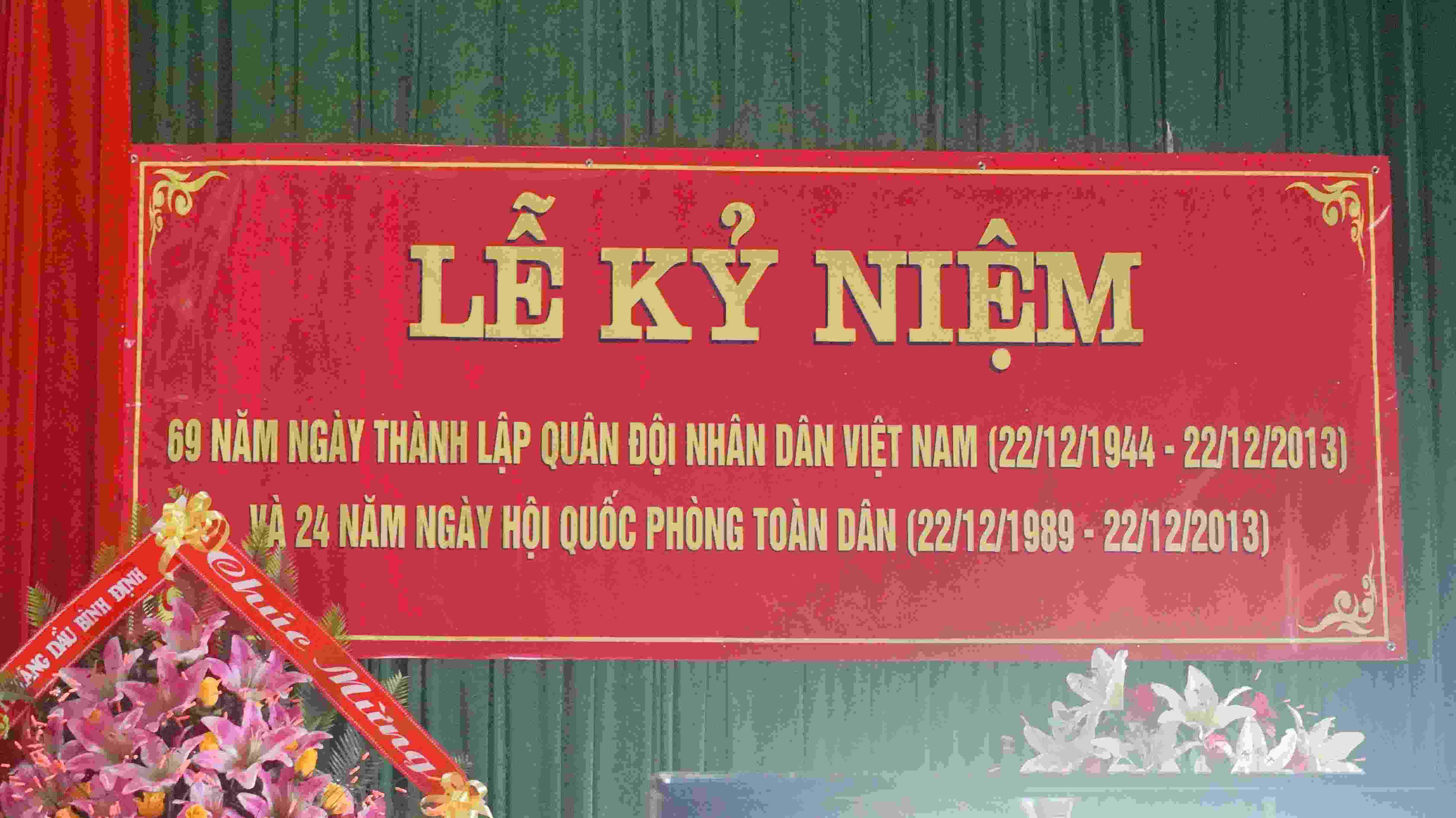 Lễ kỷ niệm 69 năm ngày thành lập Quân đội NDVN và ngày Hội Quốc phòng toàn dân