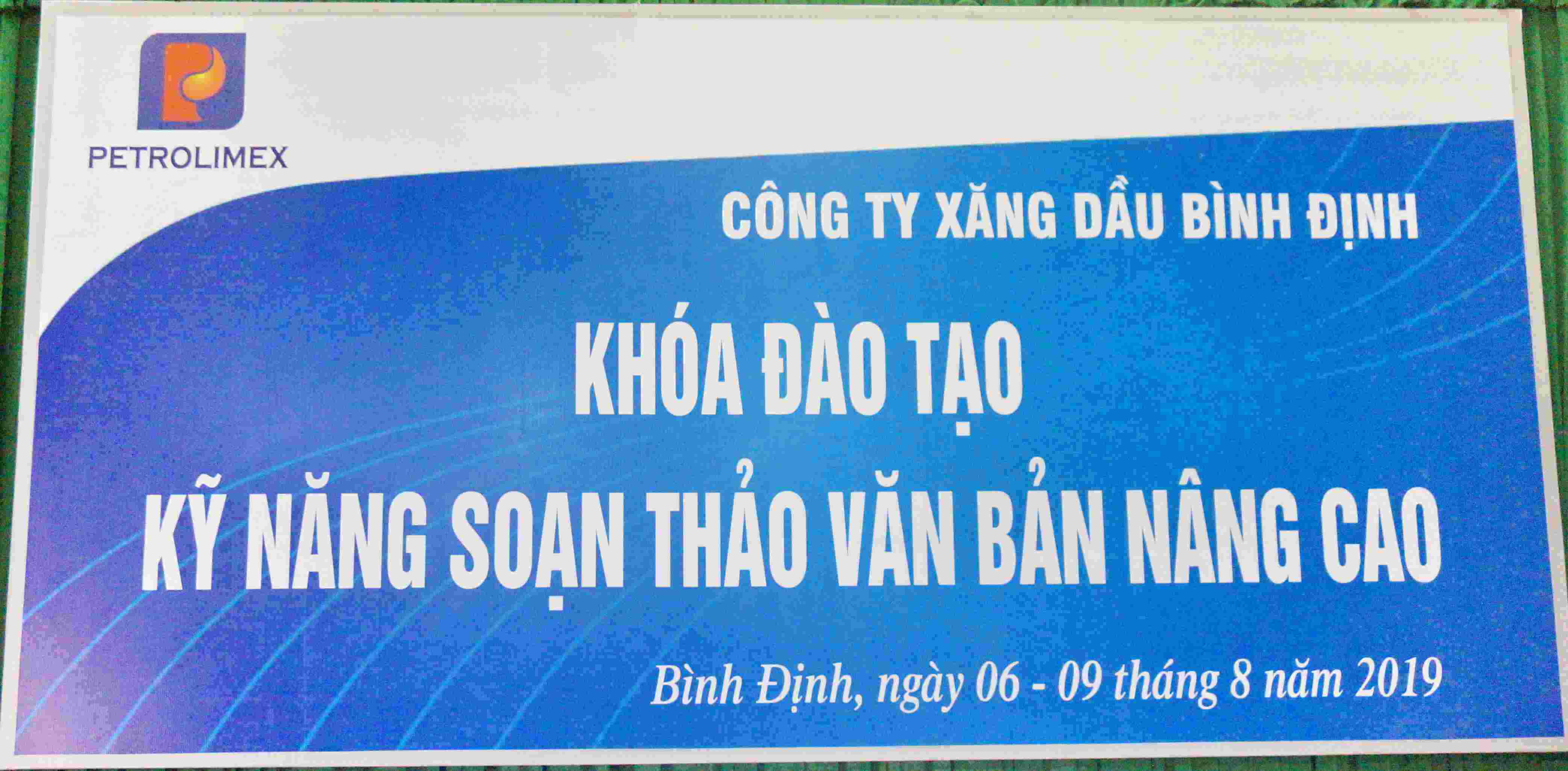 Petrolimex Bình Định tổ chức khóa đào tạo kỹ năng soạn thảo văn bản nâng cao