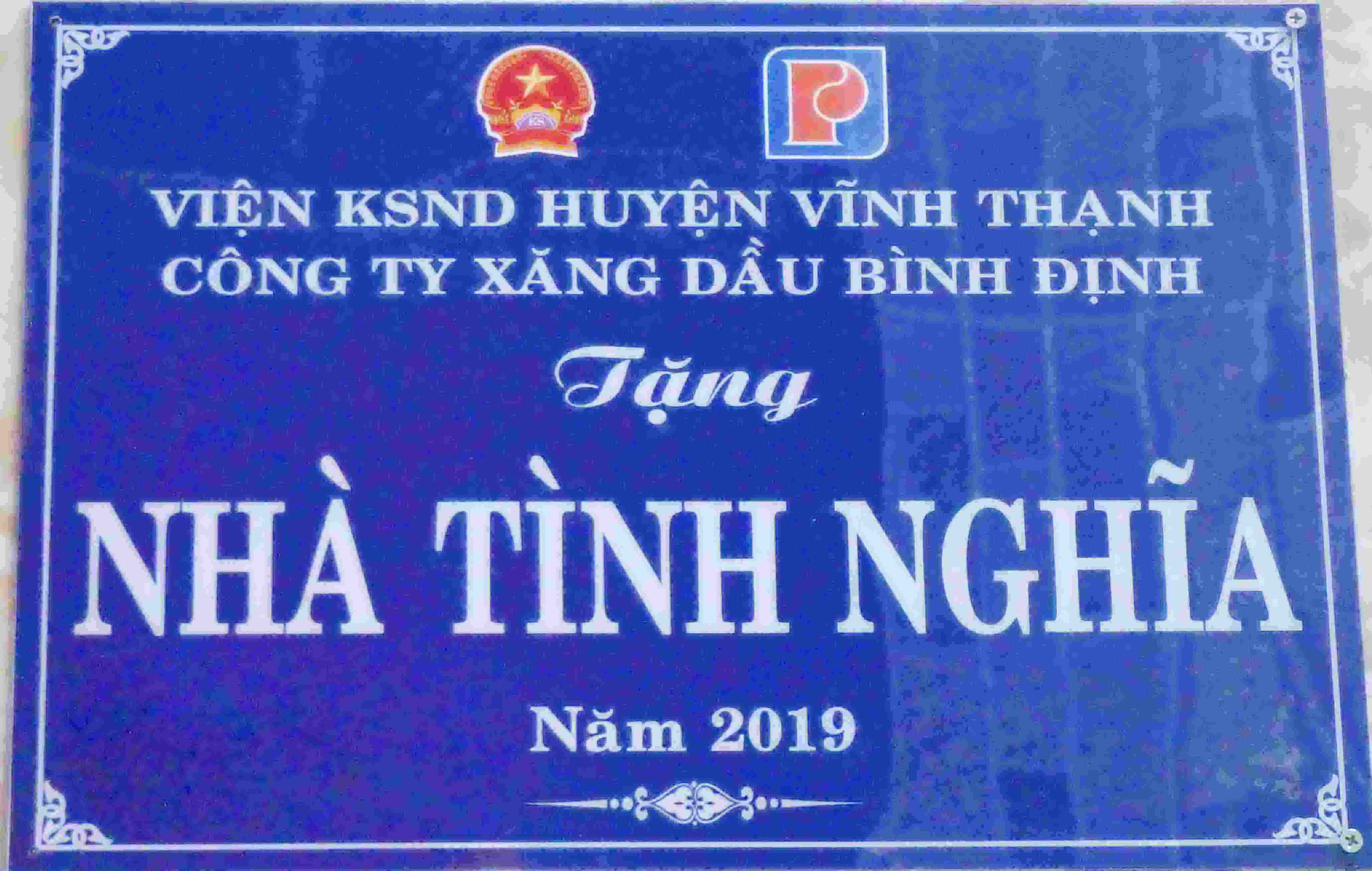 Petrolimex Bình Định trao nhà tình nghĩa tặng cho gia đình chính sách có hoàn cảnh khó khăn ở Huyện Vĩnh Thạnh