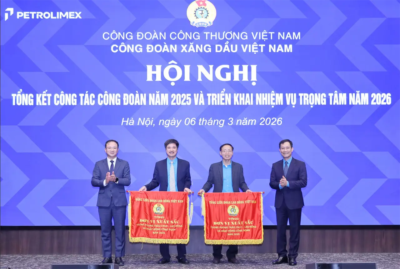 Công đoàn Xăng dầu Việt Nam tổ chức Hội nghị Tổng kết công tác năm 2025